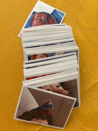 Figurinhas do Álbum cozinha Mágica da Disney