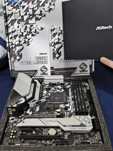 Placa Mãe B550M Steel Legend AM4