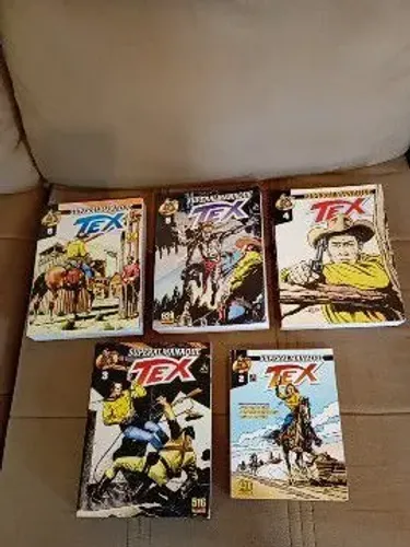 HQs Superalmanaque Tex, volumes 2 ao 6, preto e branco...
