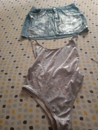Conjunto de saia e borry