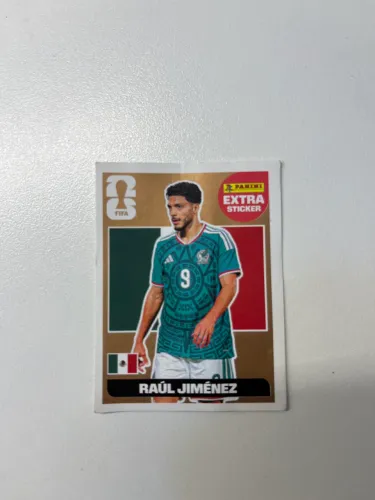 Figurinha Extra Sticker Bronze Raúl Jiménez México Copa do Mundo FIFA 2026 Panini Original