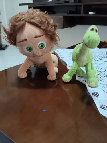 Bonecos pelúcia do desenho O BOM DINOSSAURO 