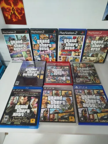 Lote GTA PlayStation original
