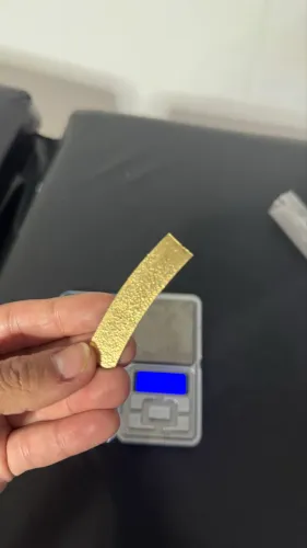 Ouro 18k barra lâmina 7.1g