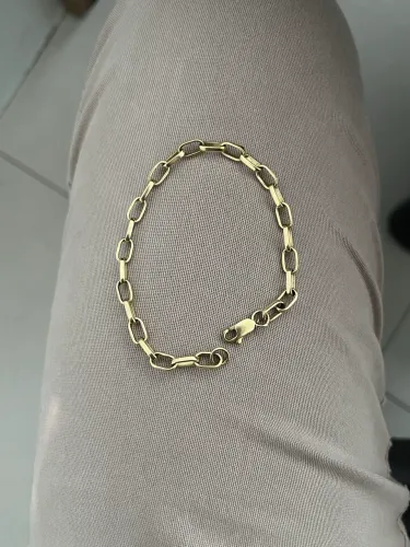 Pulseira maciça de ouro 18k seminova