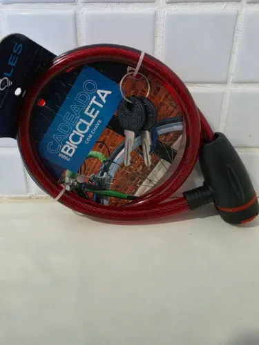 Cadeado para Bicicleta Nápoles <br>Valor: 15.00<br>Pronta