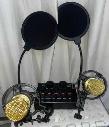 Kit interface mesa g8 e microfone 