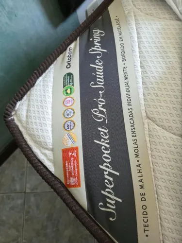 Cama Box Solteirão + Colchão Ortobom