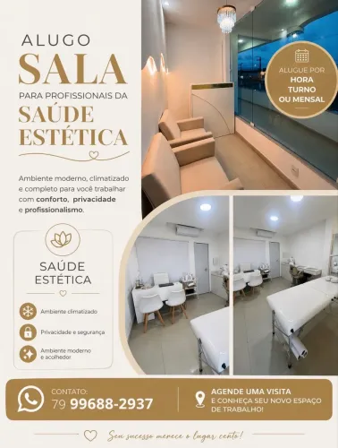 Alugo sala comercial para estética 