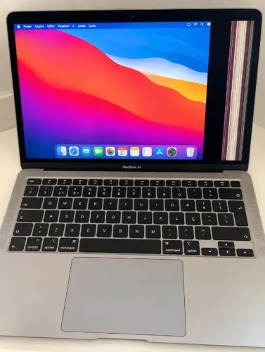 MacBook Air M1 Cinza Espacial - Funcional / Tela e Touchpad com Defeito