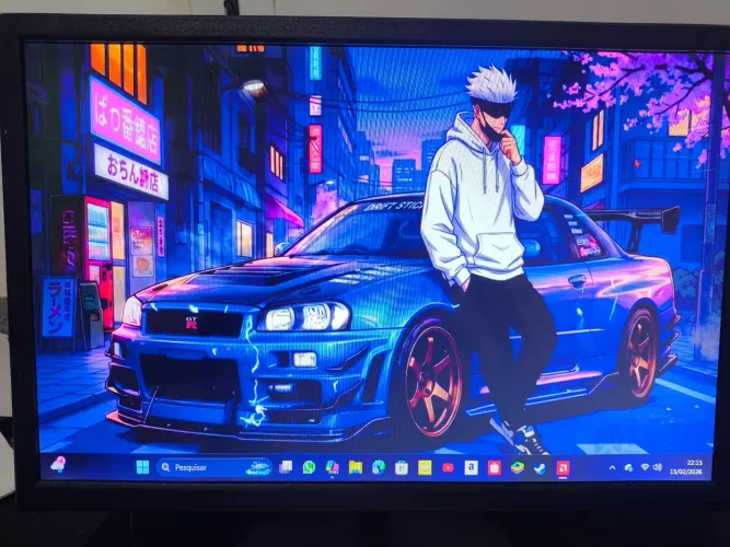 Monitor  gamer 90hz, resolução Full HD bom para jogos e escritório 