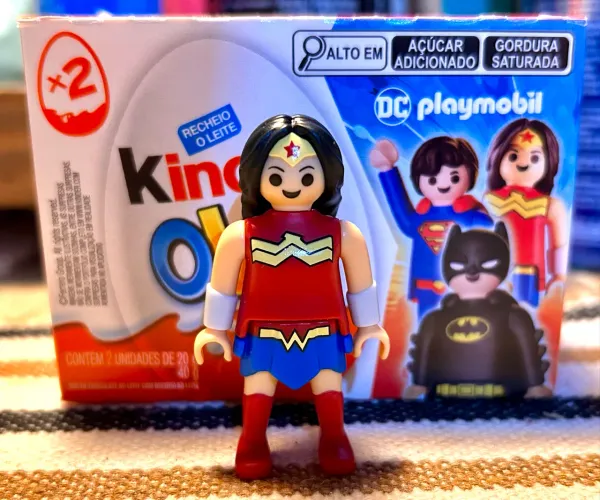 Mulher Maravilha Playmobil Kinder Ovo