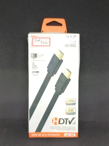 Cabo HDTV/HDMI de alta qualidade com 2 metros - Novo