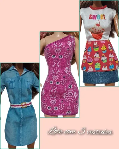 Lote Vestido Barbie