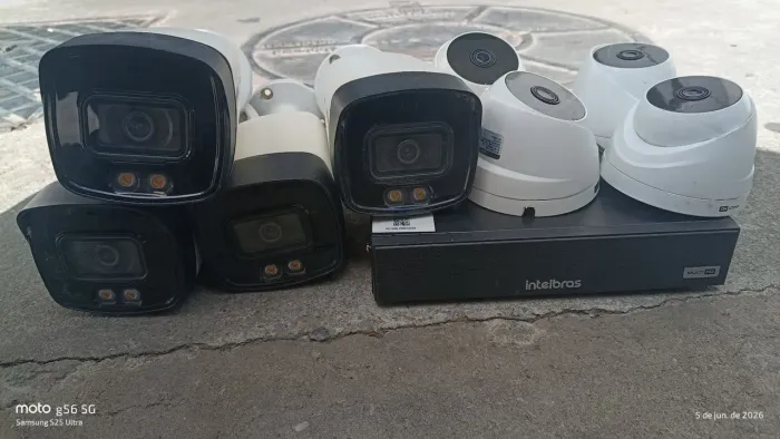 Equipamentos de segurança eletrônica cftv
