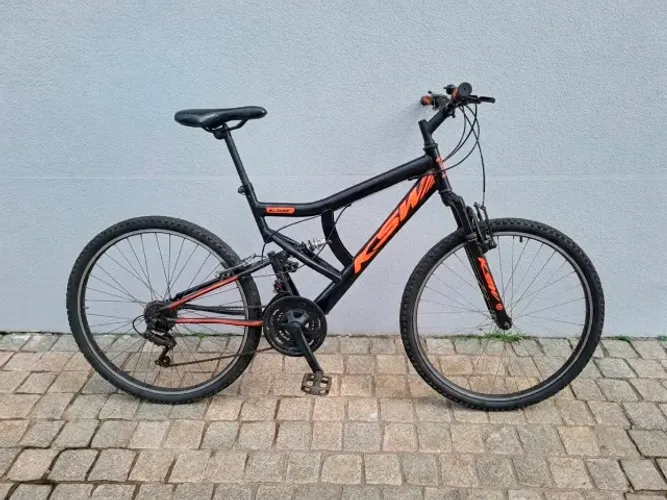 BIKE MTB SUSPENSÃO FULL / CUBOS DE ROLAMENTO - ARO "26