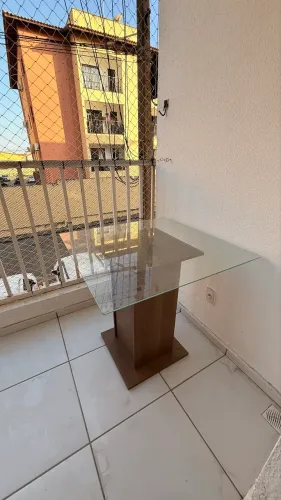 Mesa taoa de vidro 90x90
