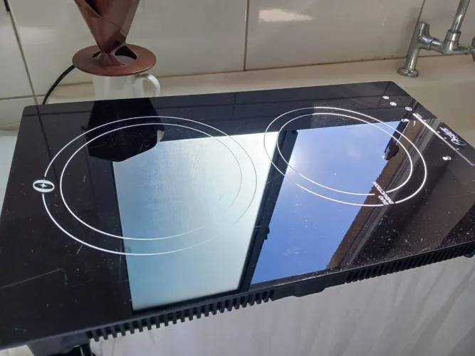 Fogão Cooktop Indução 2 Bocas Oster Cor Preto