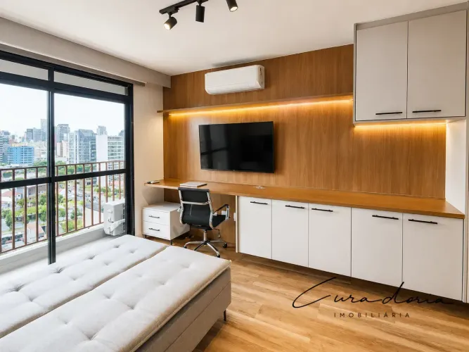 Studio mobiliado em Pinheiros | pronto para morar