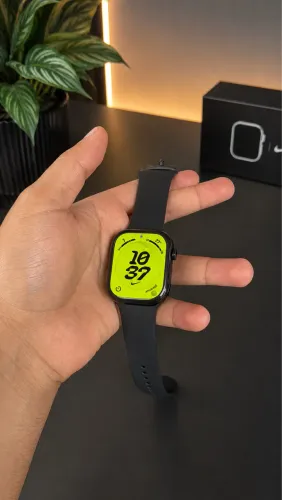Apple Watch series 11 46 mm GPS preto 3 meses de uso - bateria 100% sem marcas de uso