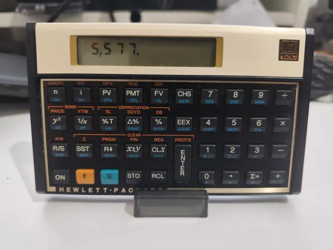 Calculadora HP gold