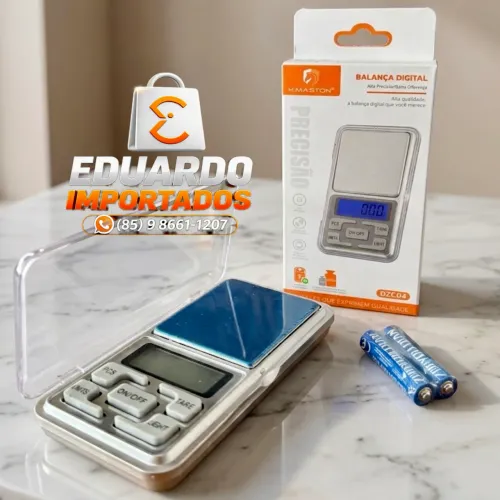Balança Digital de Alta Precisão 0,1g a 500g + Pilhas