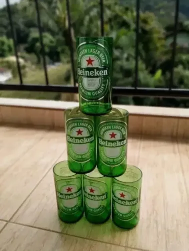 Kit com 6 Copos Artesanais Heineken