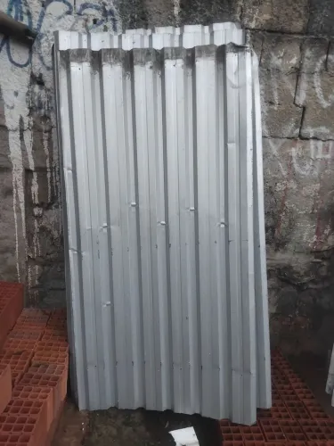 Telha galvanizada 2,20 x 1,07