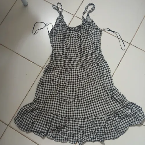Vestido quadriculado - pool/ tamanho pp