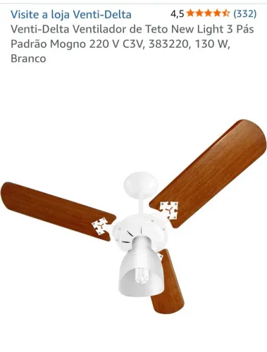 Ventilador de Teto