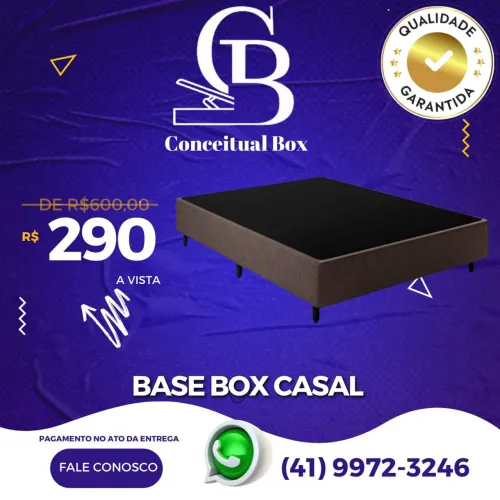 BASE BOX CASAL PRIMEIRA LINHA