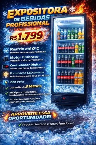 Expositor de bebidas  emtrego