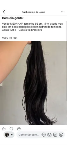 Mega hair - humanizado