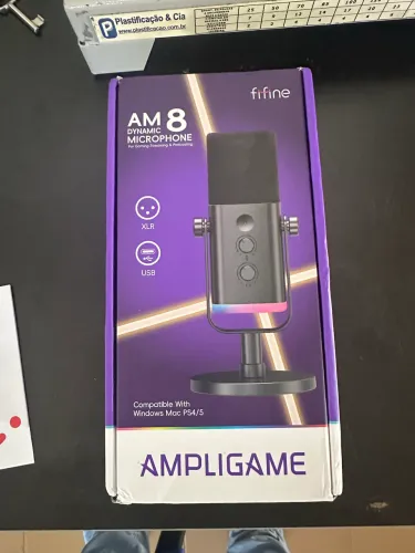 Microfone Fifine AM8 USB/XLR RGB