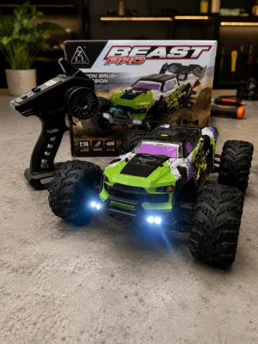 Carro de Controle Remoto Off-Road RC) ? até 50 km/h, Controle 2.4GHz, Tração 4x4 +Bateria