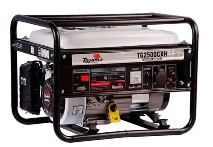 Gerador de energia Portátil Tg2500cxh Gasolina 2.2kw 3600rpm 127v Toyama