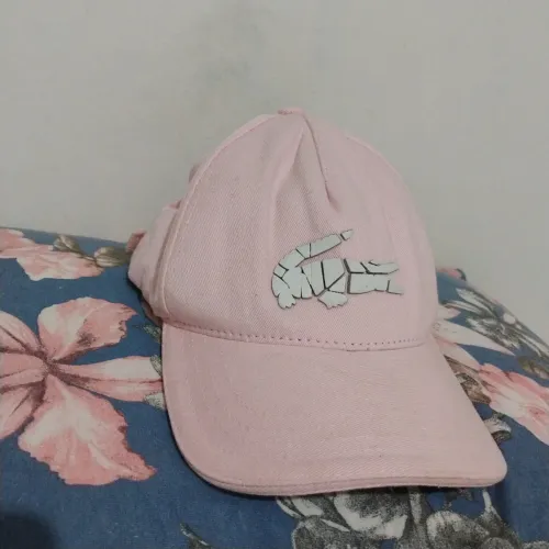 Boné original da Lacoste Rosa 