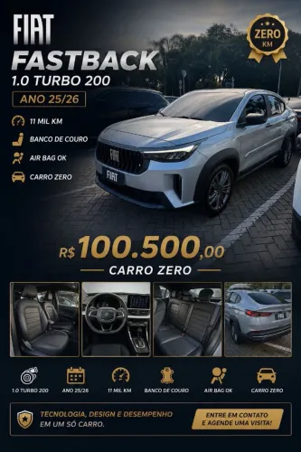 Fiat Fastback 1.0 200 Turbo Flex AUT 2026