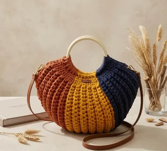 bolsa de crochê