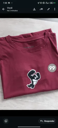 Camisetas, moletom e bermudas com nota