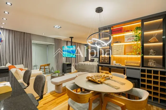 Apartamento mobiliado a venda no Condomínio Alpha Park em Alphaville - SP