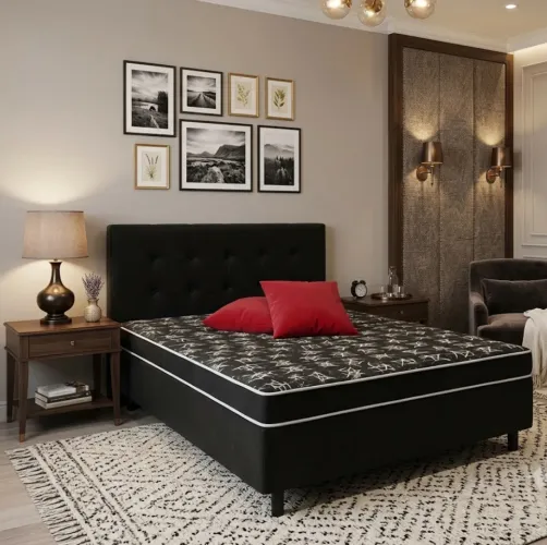 Entrega Imediata! R$260,00 Cama Box Casal Espuma D23