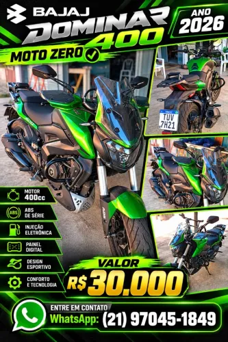 Moto zerada!