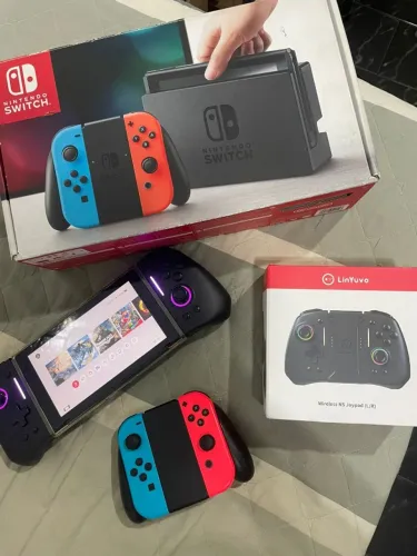 NINTENDO SWITCH V2 + ACESSORIOS (Leia a descrição)
