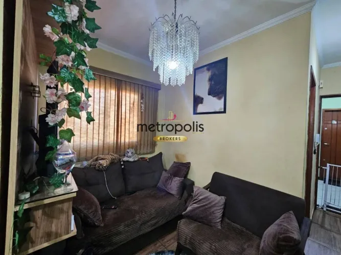 Cobertura com 2 dormitórios à venda, 86 m² por R$ 360.000,00 - Bangu - Santo André/SP