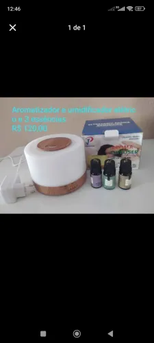Aromatizador e a umidificador elétrico