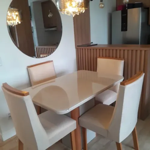 MESA DE JANTAR DE LUXO 100% MDF