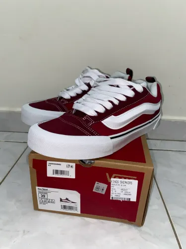 Vans Knu Skool Vinho - Tamanho 39 (Novo/Sem uso)