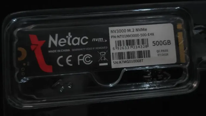 SSD NV3000 M.2 NVMe 2280 500GB