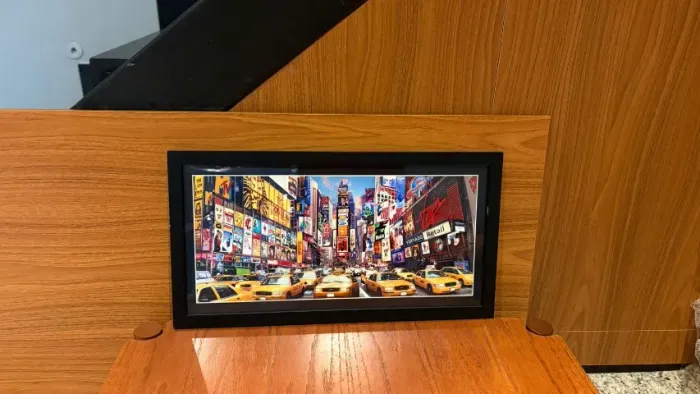Quadro Moldura preta - Times Square 30x46